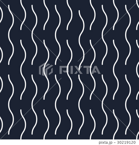 Vertical wavy striped seamless pattern vector 30219120