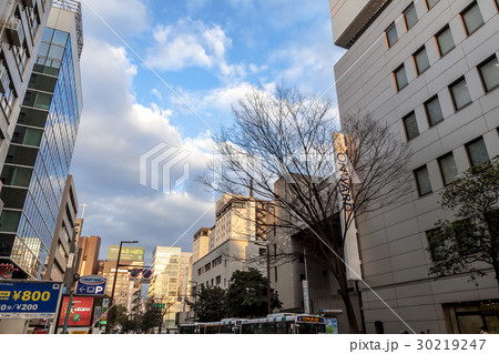 Tenjin area of Fukuoka city in Japan. 30219247