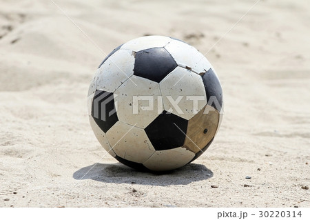 Football and beach. 30220314