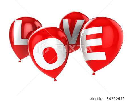 red party balloons 30220655