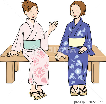 ゆかた女性1 30221343