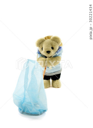 虫とりをするくまの男の子 虫とりをするくまの男の子 30221434