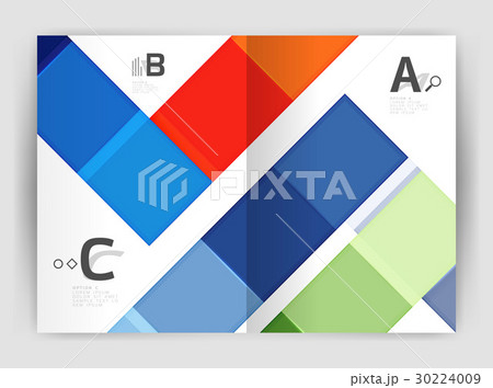 Vector modern geometrical a4 flyer brochure Vector modern geometrical a4 flyer brochure 30224009