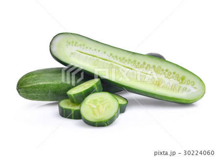 Cucumber isolated on white background Cucumber isolated on white background 30224060