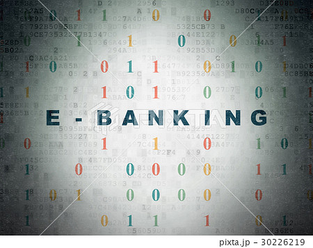 Finance concept: E-Banking on Digital Data Paper Finance concept: E-Banking on Digital Data Paper 30226219