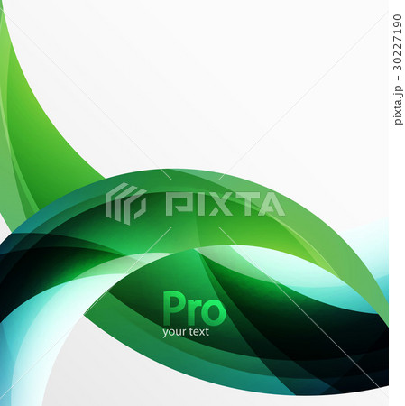 Futuristic hi-tech glass wave abstract background 30227190