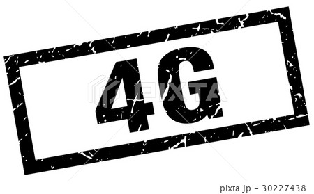 square grunge black 4g stamp square grunge black 4g stamp 30227438