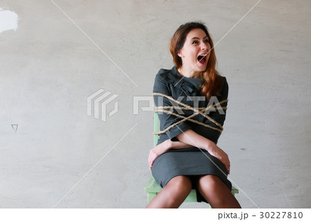 woman businessman sitting on chair woman businessman sitting on chair 30227810