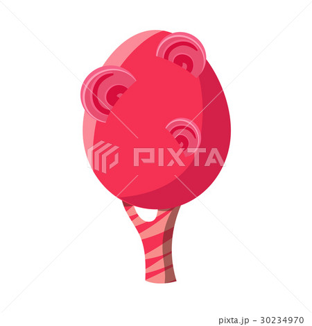 Pink sweet candy tree with lollipops. Colorful Pink sweet candy tree with lollipops. Colorful 30234970