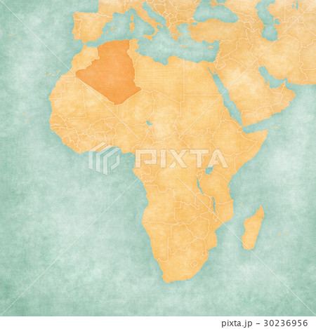 Map of Africa - Algeria 30236956