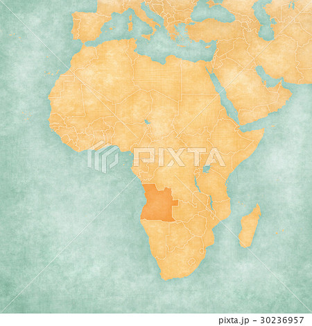Map of Africa - Angola 30236957