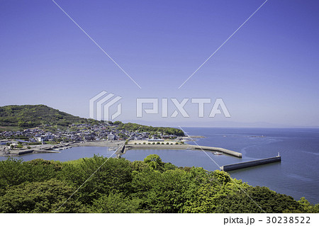 佐賀県 太良町の風景 (竹崎城址展望台から見た風景) 佐賀県 太良町の風景 (竹崎城址展望台から見た風景) 30238522