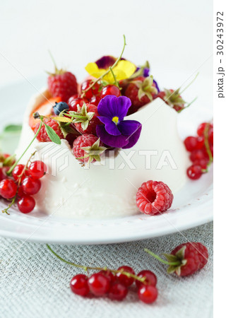 dessert with berries dessert with berries 30243972