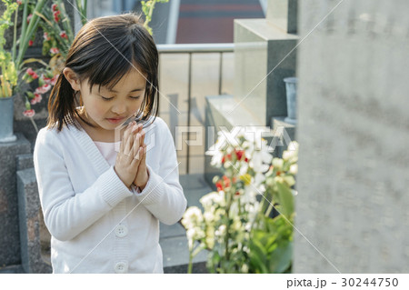 お墓参り お墓参り 30244750