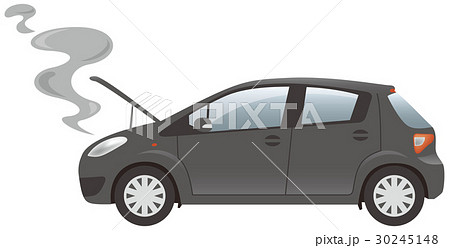 エンストする車のイメージイラスト エンストする車のイメージイラスト 30245148