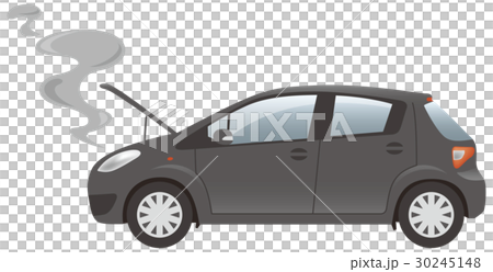 エンストする車のイメージイラスト エンストする車のイメージイラスト 30245148
