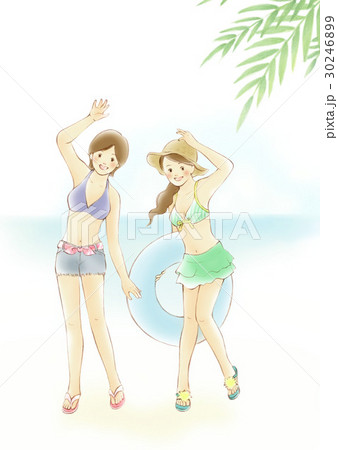 海と水着の女性 30246899