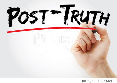 Hand writing Post-Truth with marker Hand writing Post-Truth with marker 30248891