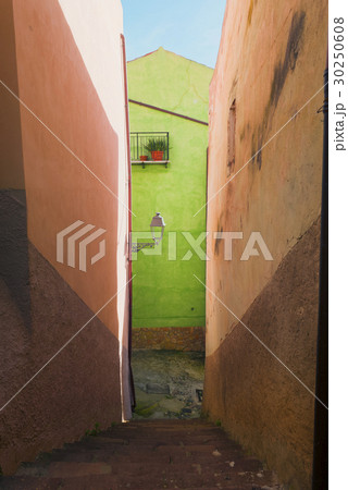 The village of Bosa, Sardinia 30250608