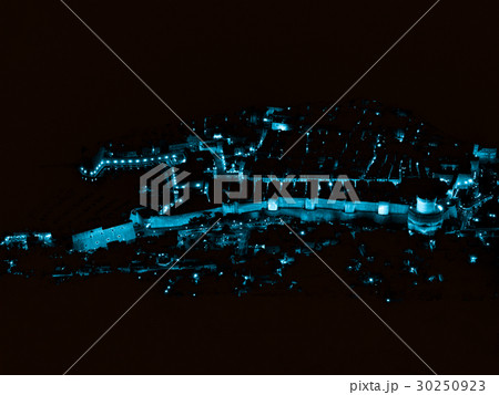 Dubrovnik old town night scape Dubrovnik old town night scape 30250923