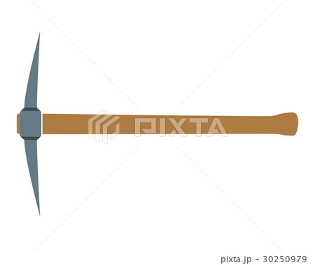 Pickaxe with wooden handle 30250979
