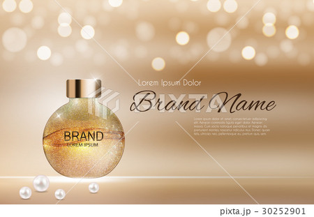 Shower Gel Bottle Template for Ads or Magazine 30252901