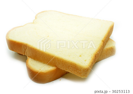 Sliced bread isolated on white background 30253113