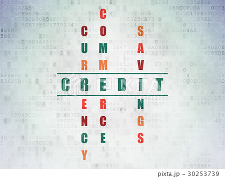 Money concept: Credit in Crossword Puzzle 30253739