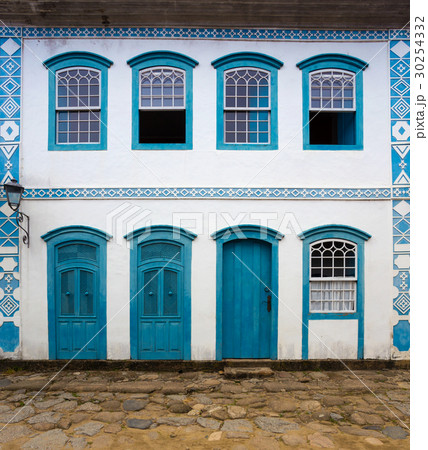 bright colored facade bright colored facade 30254332