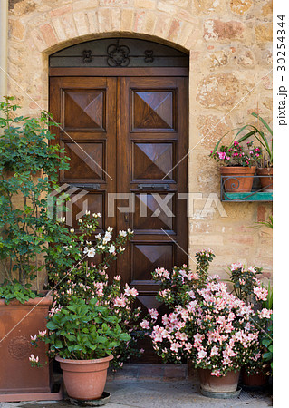 flowers on an italian street 30254344