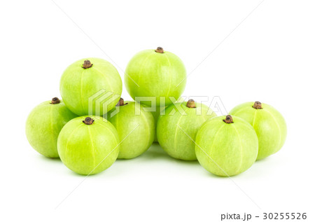 Indian gooseberry isolated on white background Indian gooseberry isolated on white background 30255526