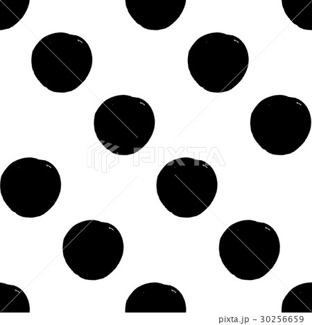 Seamless black and white pattern with abstract 30256659