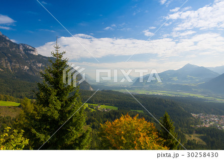 Mountain view from the top - Alpbach valley 30258430