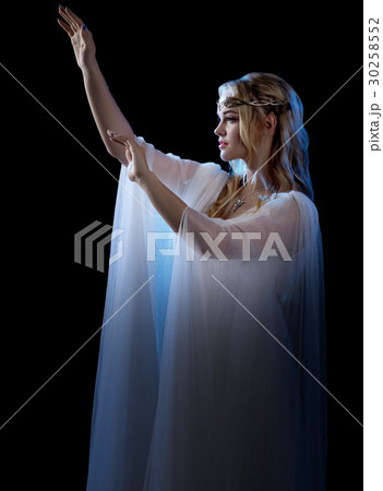 Young elven girl isolated 30258552