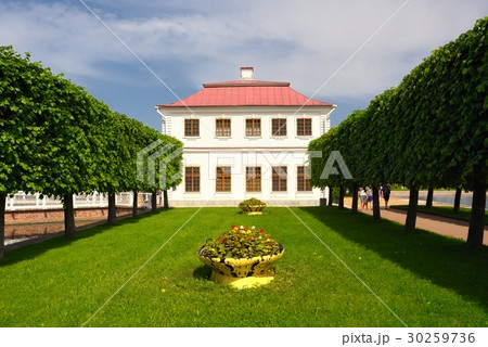 Lonely house in summer park. Petergof, Russia. 30259736