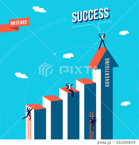 Marketing web business team success concept Marketing web business team success concept 30260850