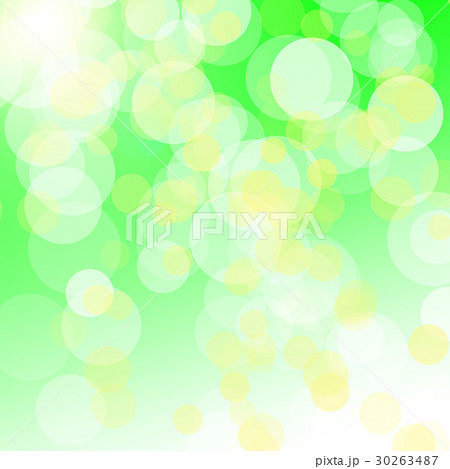 グリーン  玉ボケ イラスト 背景 30263487