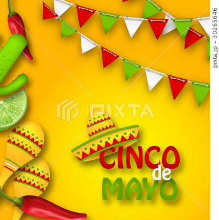 Holiday Celebration Banner for Cinco De Mayo with 30265646