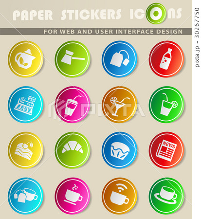 cafe icon set cafe icon set 30267750