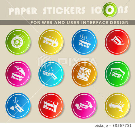 Car Insurance Icons Car Insurance Icons 30267751