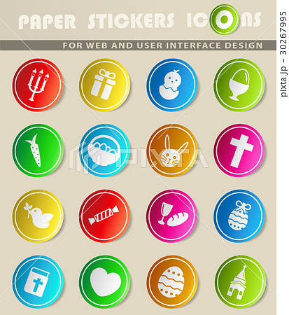 Easter day simply icons 30267995