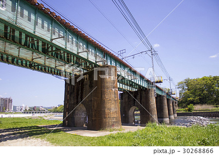 岡崎市の矢作川橋梁 30268866