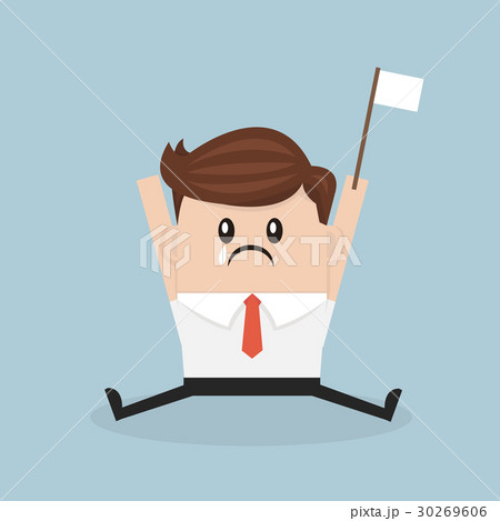 Exhausted businessman lying down on the floor Exhausted businessman lying down on the floor 30269606
