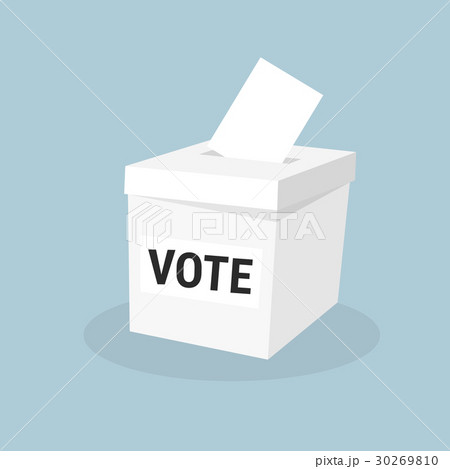Ballot box or vote box. Flat style Ballot box or vote box. Flat style 30269810