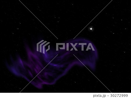 Being shone nebula. 3D rendering 30272999