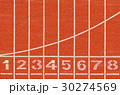Running track whit number in top view. 30274569