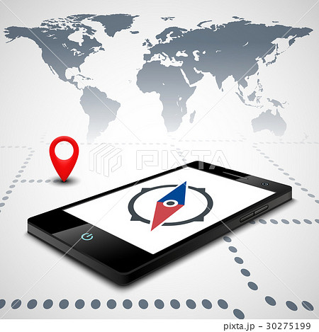 Compass on the smartphone 30275199