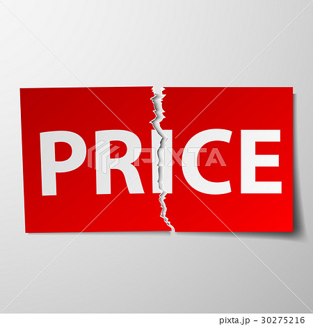 inscription price. Stock illustration. 30275216