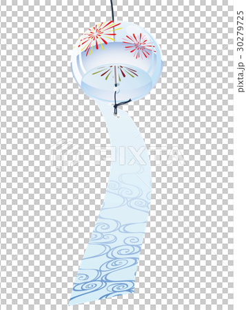 江戸風鈴のイラスト素材
