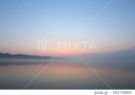 涸沼の朝日 親沢公園 茨城県 涸沼の朝日 親沢公園 茨城県 30279860